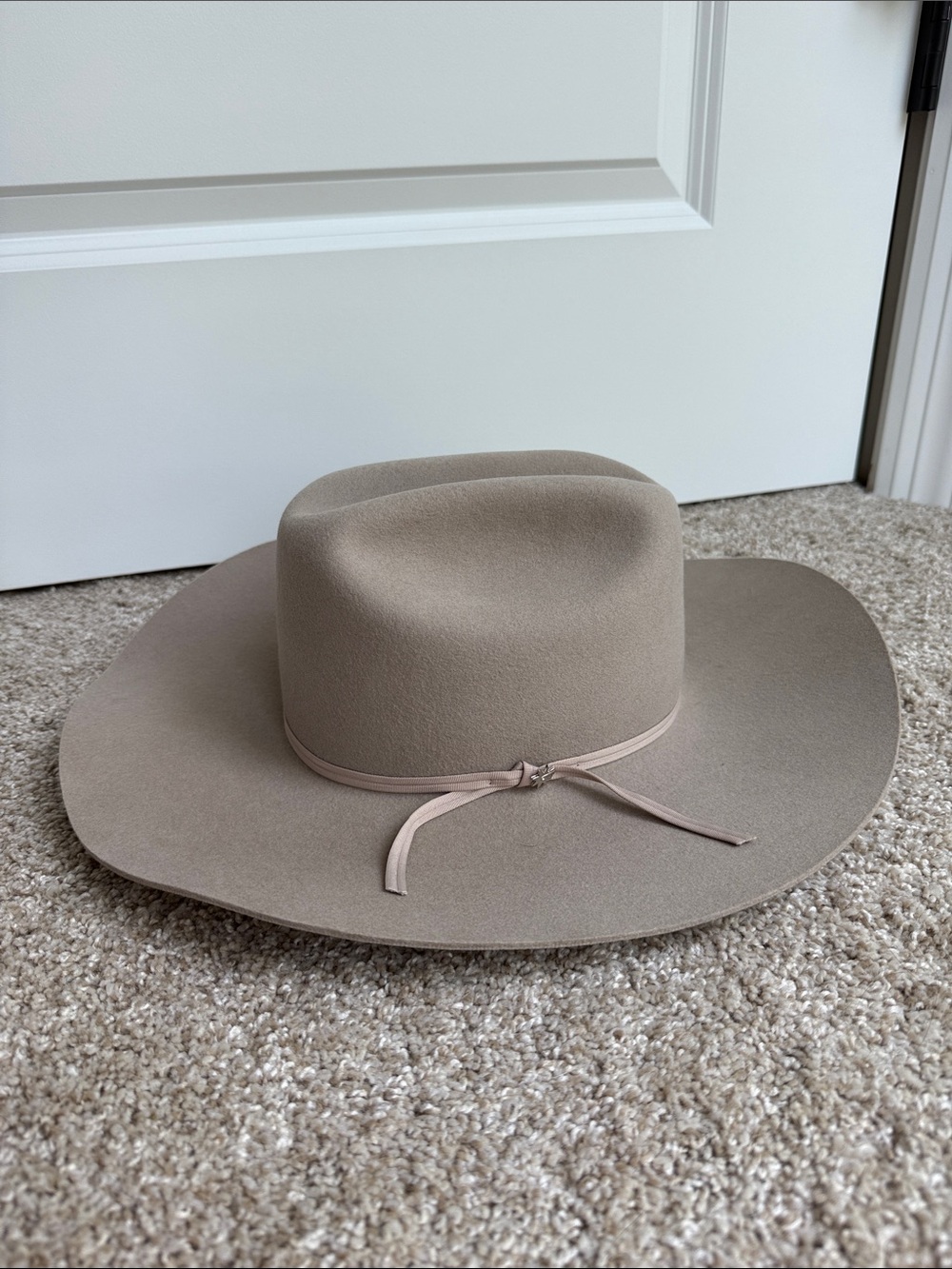 Womens Bailey Western Showmanship Hat with stirrup detail size 7 1/8